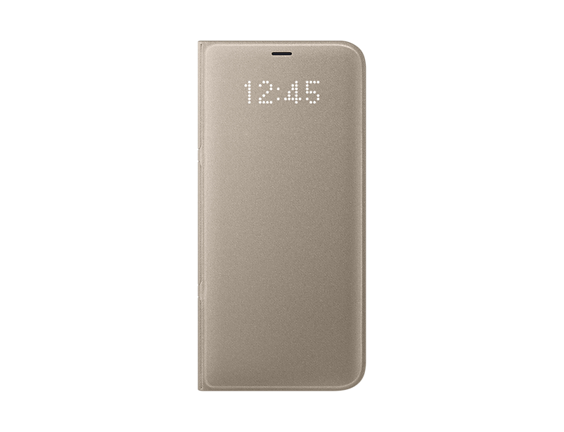 

Чехол-книжка для Samsung Galaxy S8+ Samsung LED View Cover Gold флип, поликарбонат, полиуретан