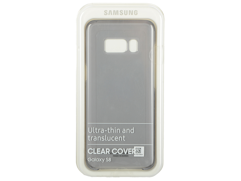 

Чехол Samsung EF-QG950CBEGRU для Samsung Galaxy S8 Clear Cover черный/прозрачный