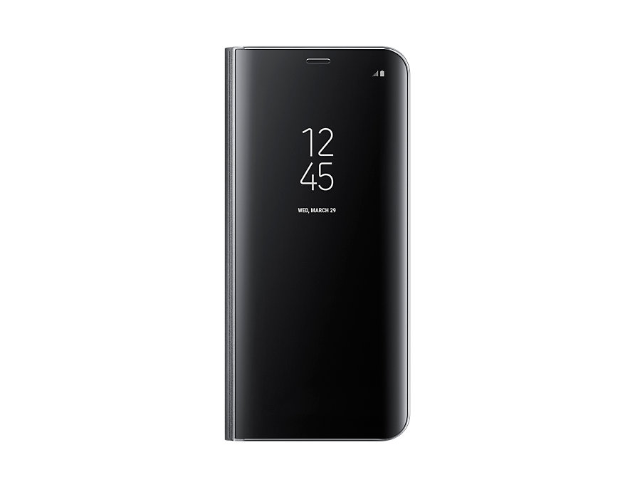 

Чехол-книжка для Samsung Galaxy S8+ Samsung Clear View Standing Cover Black флип, поликарбонат, полиуретан