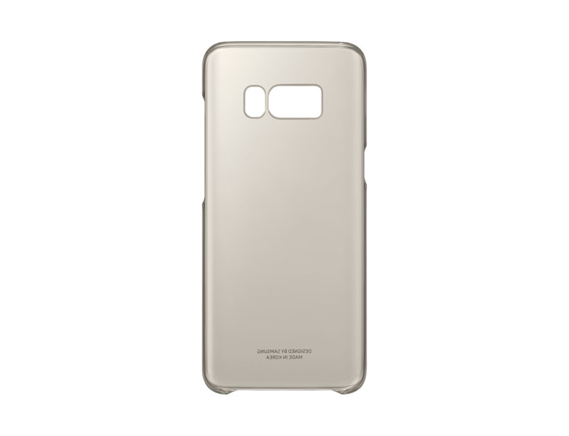 

Чехол Samsung EF-QG955CFEGRU для Samsung Galaxy S8+ Clear Cover золотистый/прозрачный