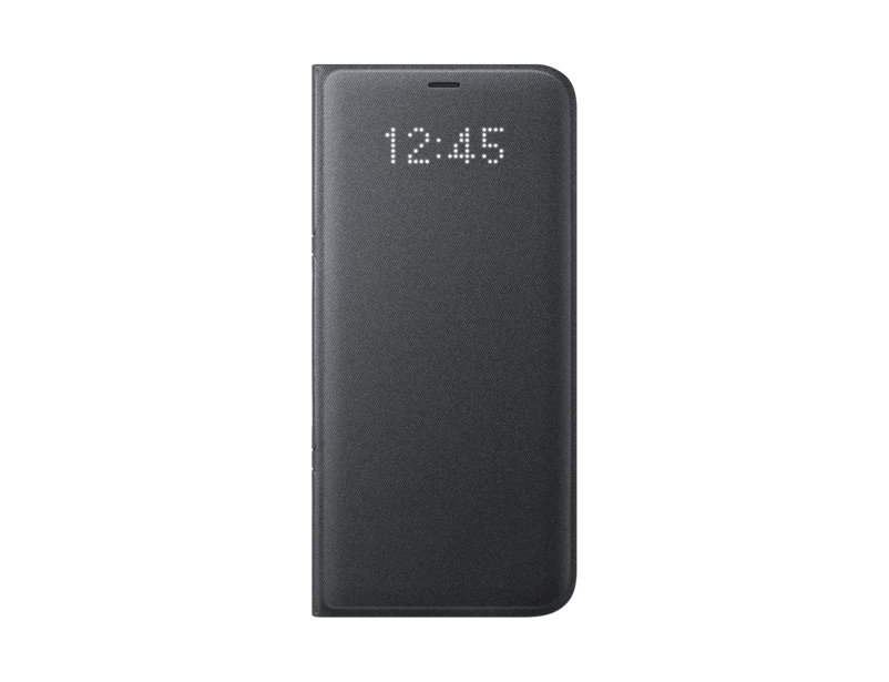 

Чехол-книжка для Samsung Galaxy S8+ Samsung EF-NG955PBEGRU LED View Cover Black флип, полиуретан, поликарбонат