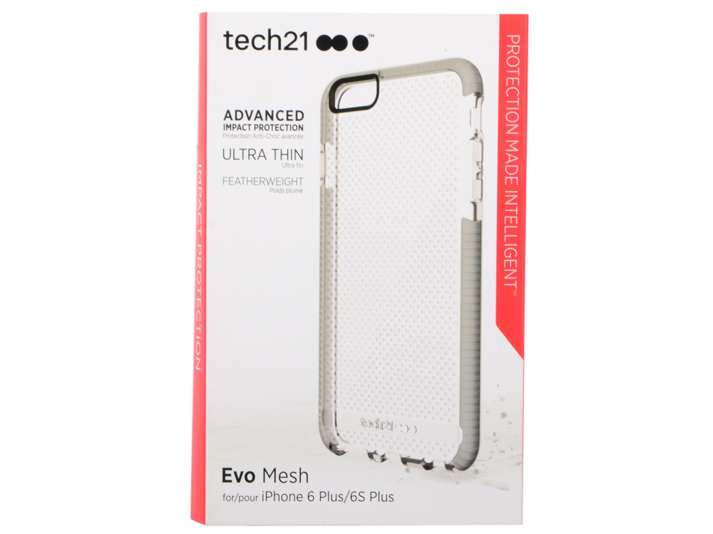 

Чехол Tech21 Evo Mesh for iPhone 6/6S Plus Clear/Grey
