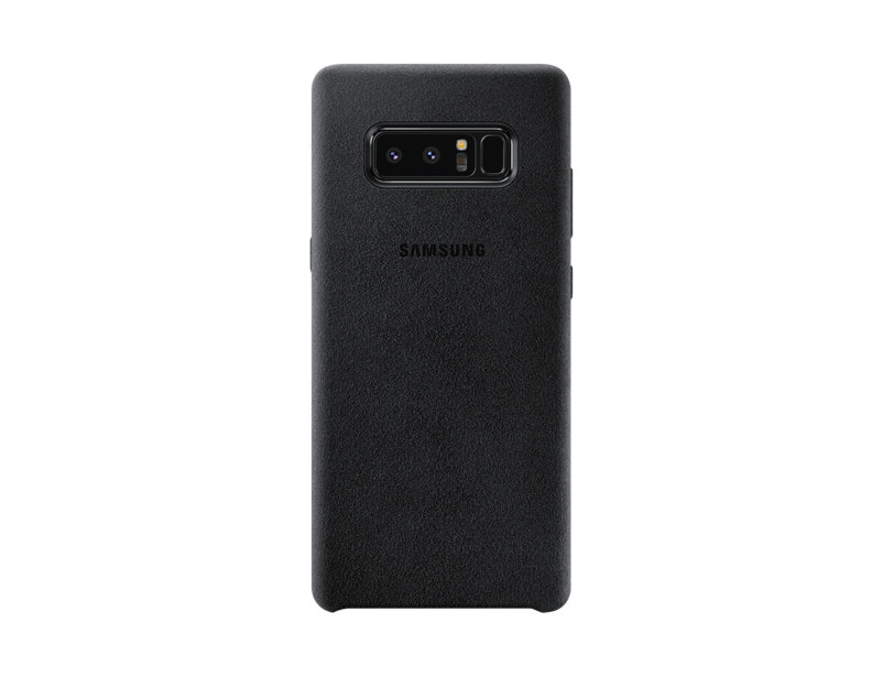 

Чехол-накладка для Samsung Galaxy Note 8 Samsung Alcantara Cover Great Black клип-кейс, алькантара, поликарбонат