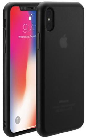 

Чехол-накладка Just Mobile TENC для iPhone X. Материал пластик. Цвет: черный матовый.