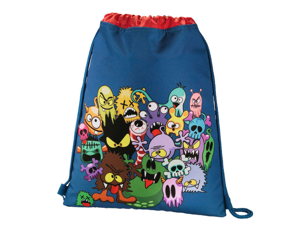 

Мешок для сменной обуви Hama Monsters синий/красный 00139109