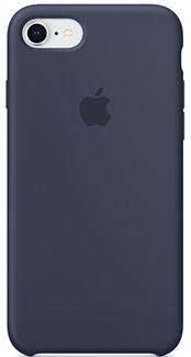 

Силиконовый чехол Apple Silicone Case для iPhone 8/7, цвет (Midnight Blue) тёмно-синий