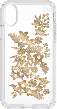 

Чехол Speck Presidio Clear + Print для iPhone X. Материал пластик. Цвет: прозрачный. Дизайн Shimmer