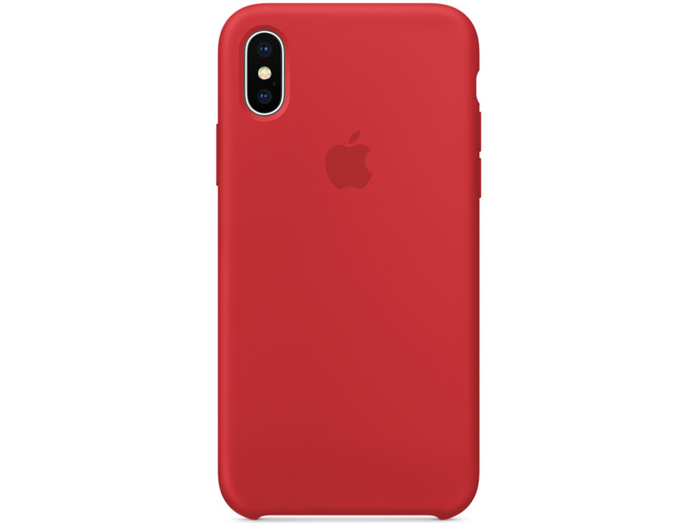 

Накладка Apple Silicone Case для iPhone X красный MQT52ZM/A