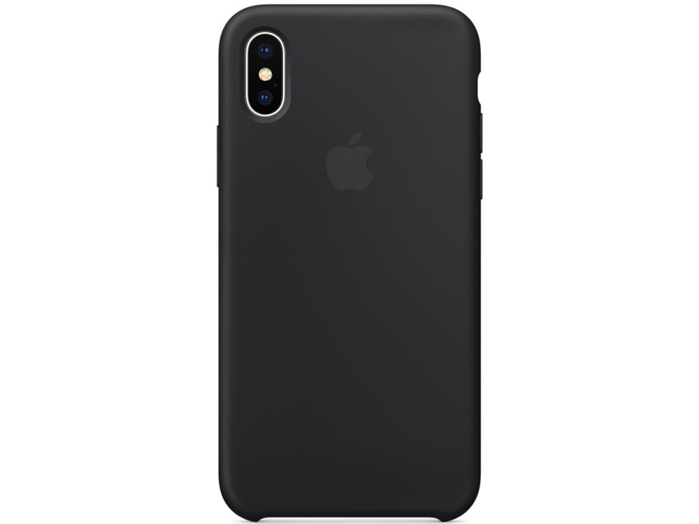 

Накладка Apple Silicone Case для iPhone X чёрный MQT12ZM/A