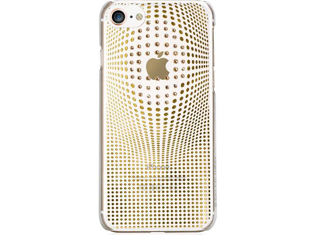 

Чехол Bling My Thing Warp Deluxe для iPhone 8 пластик золотистый ip8-wd-cl-gld