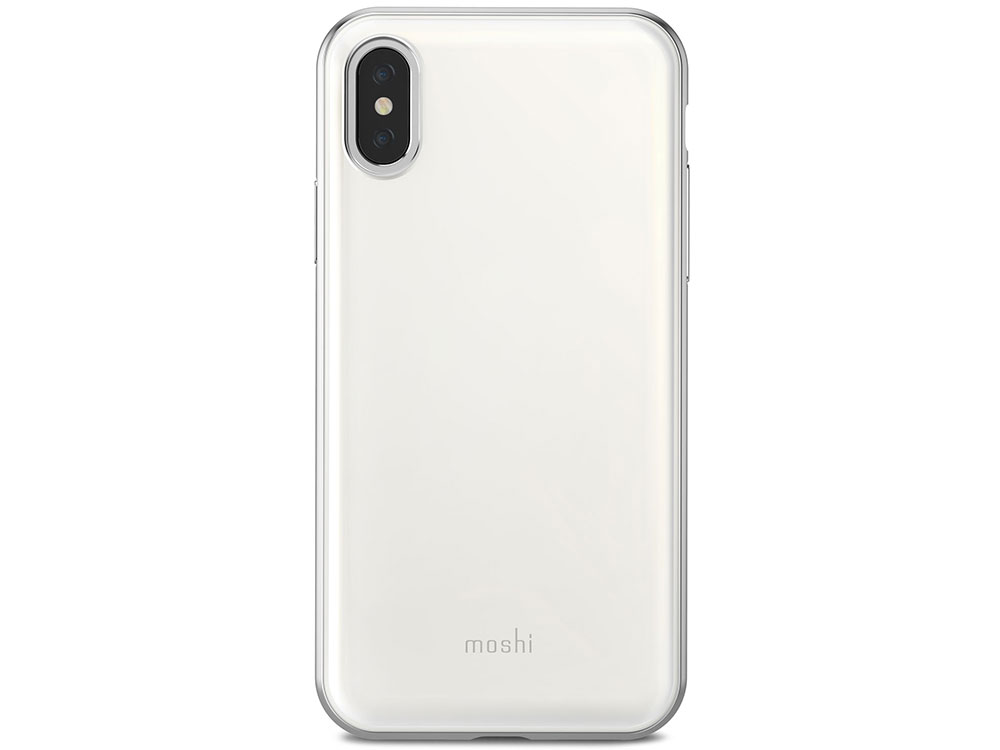 

Чехол Moshi iGlaze для iPhone X пластик белый 99MO101101