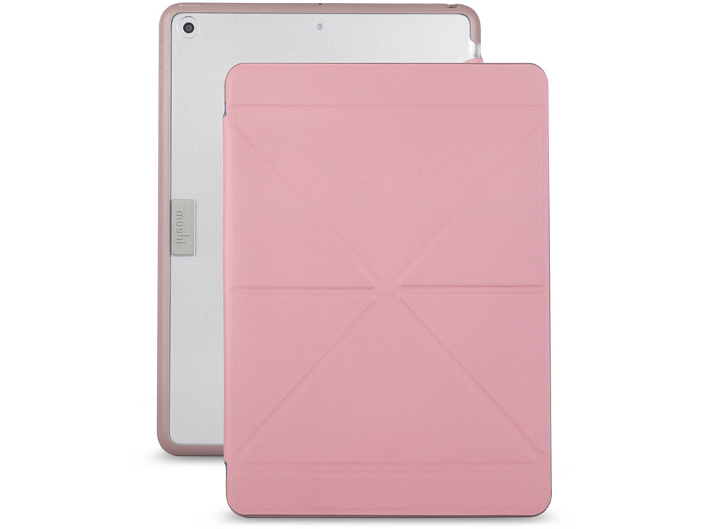 

Чехол-книжка для iPad 9.7" 2017 Moshi VersaCover Pink флип, пластик, микрофибра