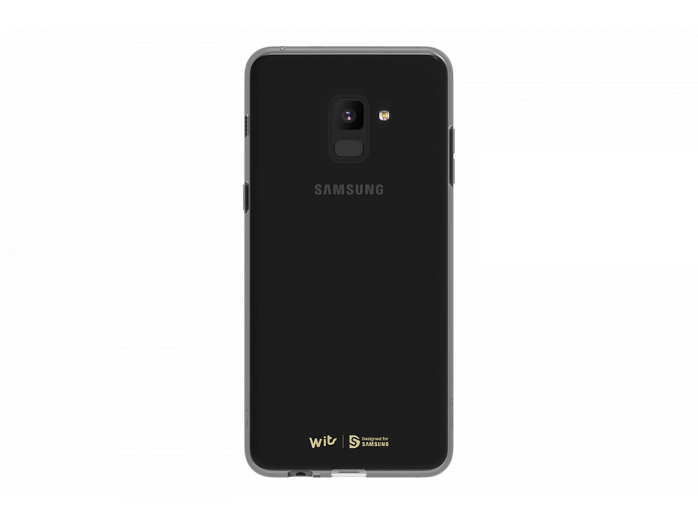 

Чехол (клип-кейс) Samsung для Samsung Galaxy A8 WITS SOFT COVER черный (GP-A530WSCPAAC)