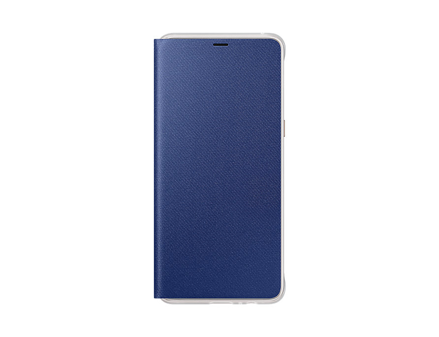 

Чехол (флип-кейс) Samsung для Samsung Galaxy A8+ Neon Flip Cover голубой (EF-FA730PLEGRU)