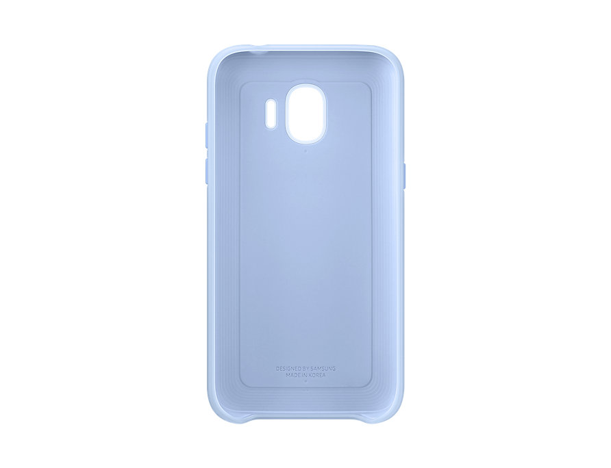 

Чехол (клип-кейс) Samsung для Samsung Galaxy J2 (2018) Dual Layer Cover голубой (EF-PJ250CLEGRU)