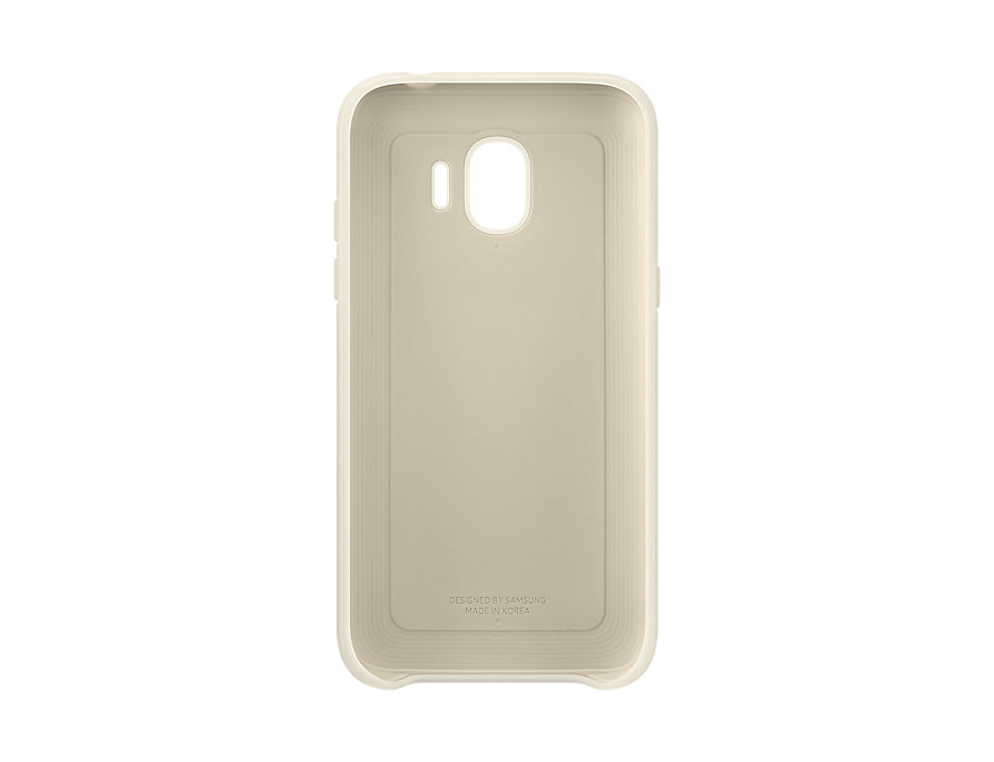 

Чехол (клип-кейс) Samsung для Samsung Galaxy J2 (2018) Dual Layer Cover золотистый (EF-PJ250CFEGRU)