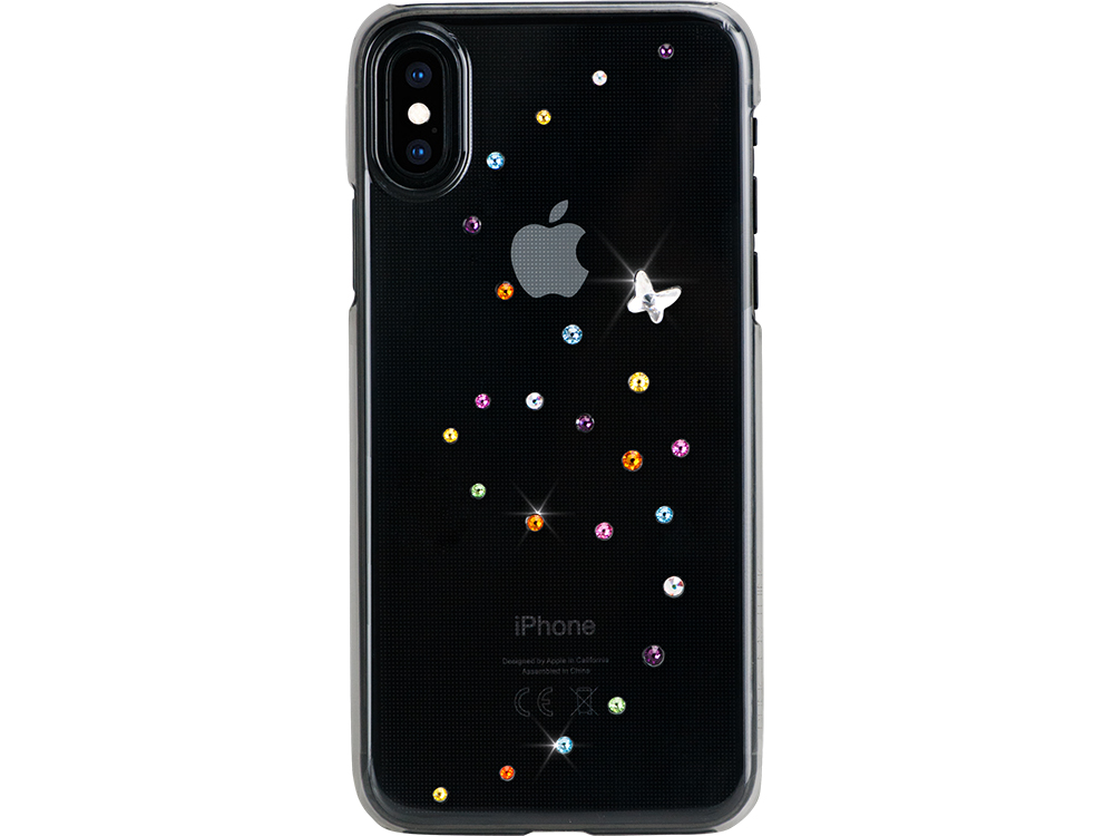 

Накладка Bling My Thing Papillon. Cotton Candy для iPhone X прозрачный с кристаллами Swarovski