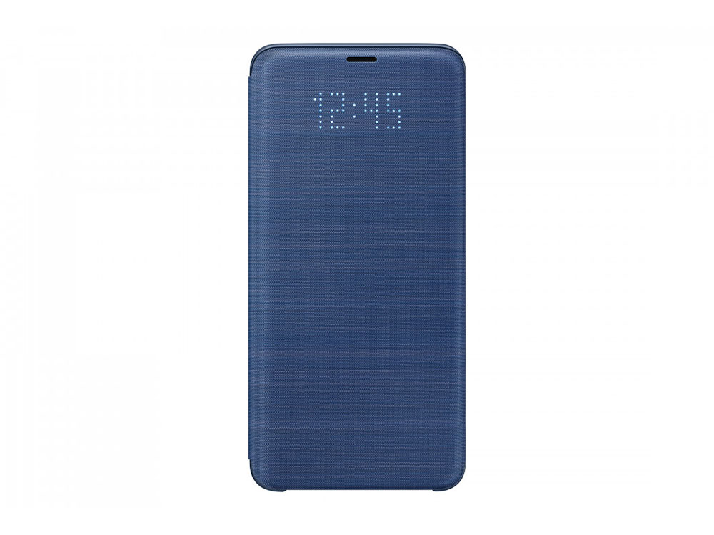

Чехол-книжка для Samsung Galaxy S9+ Samsung LED View Cover Blue флип, полиуретан, поликарбонат