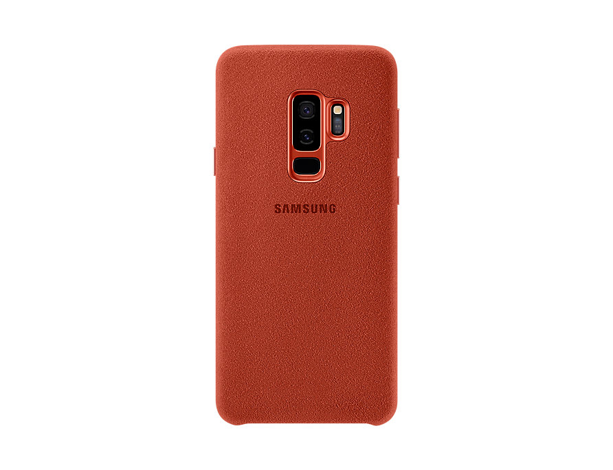

Чехол (клип-кейс) Samsung для Samsung Galaxy S9+ Alcantara красный (EF-XG965AREGRU)
