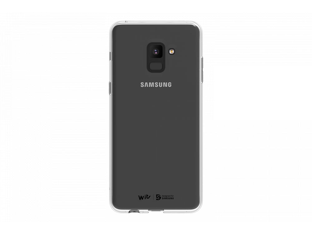

Чехол (клип-кейс) Samsung для Samsung Galaxy A8 WITS SOFT COVER прозрачный (GP-A530WSCPAAA)