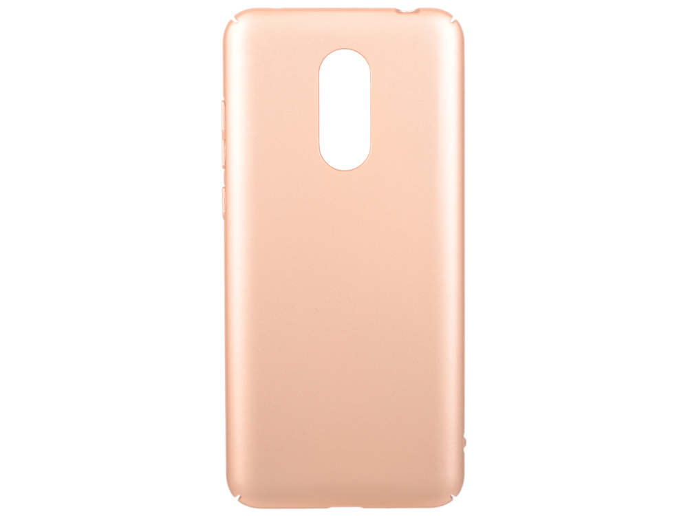 

Чехол soft-touch для Xiaomi Redmi 5 Plus DF xiSlim-03 (gold)