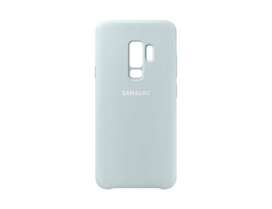 

Чехол-накладка для Samsung Galaxy S9+ Samsung Silicone Cover Blue клип-кейс, силикон