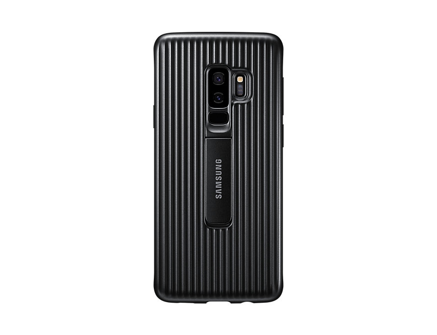 

Чехол-накладка для Samsung Galaxy S9+ Samsung Protective Standing Black клип-кейс, поликарбонат