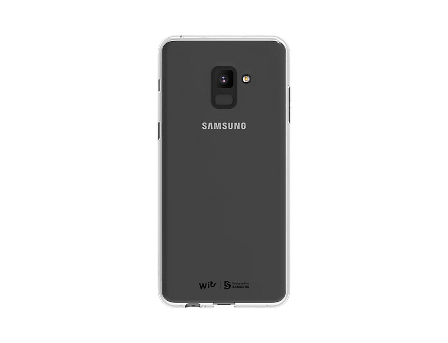 

Чехол (клип-кейс) Samsung для Samsung Galaxy A8+ WITS SOFT COVER прозрачный (GP-A730WSCPAAA)