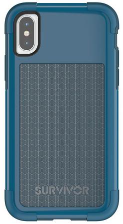 

Накладка Griffin Survivor Fit для iPhone X синий голубой TA43982