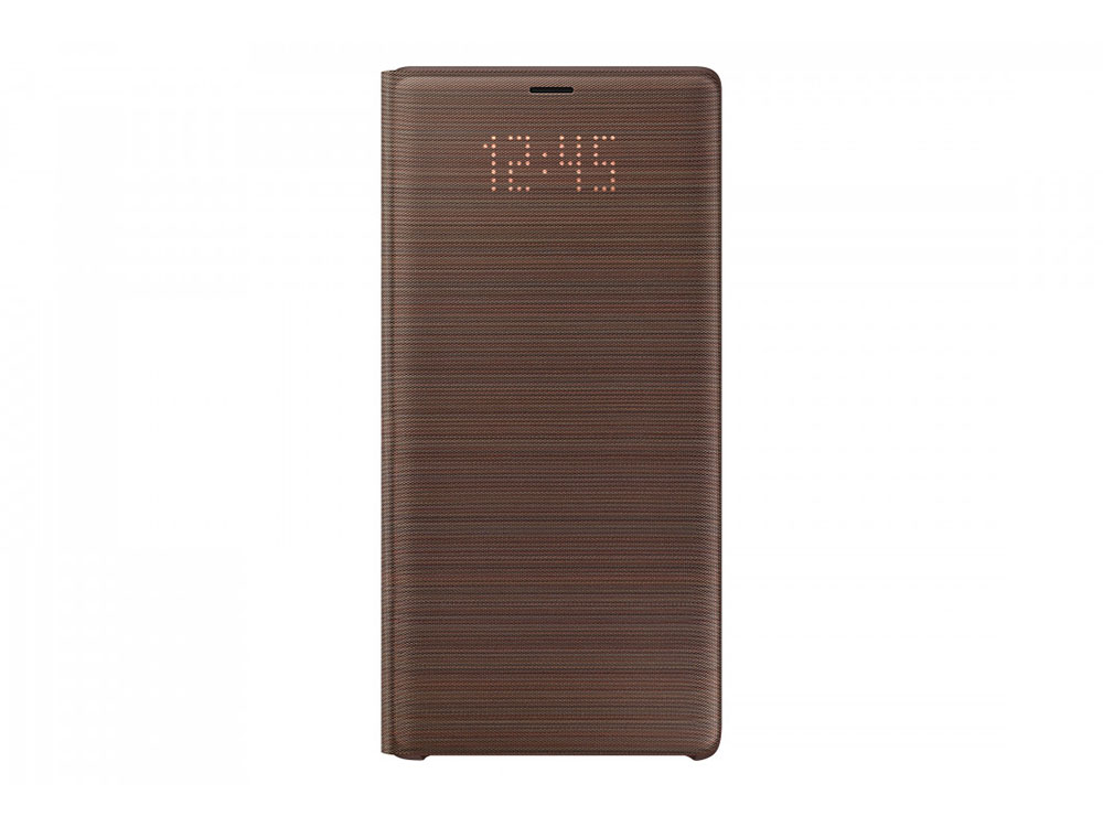 

Чехол-книжка для Samsung Galaxy Note 9 Samsung LED View Cover Brown флип, полиуретан, поликарбонат
