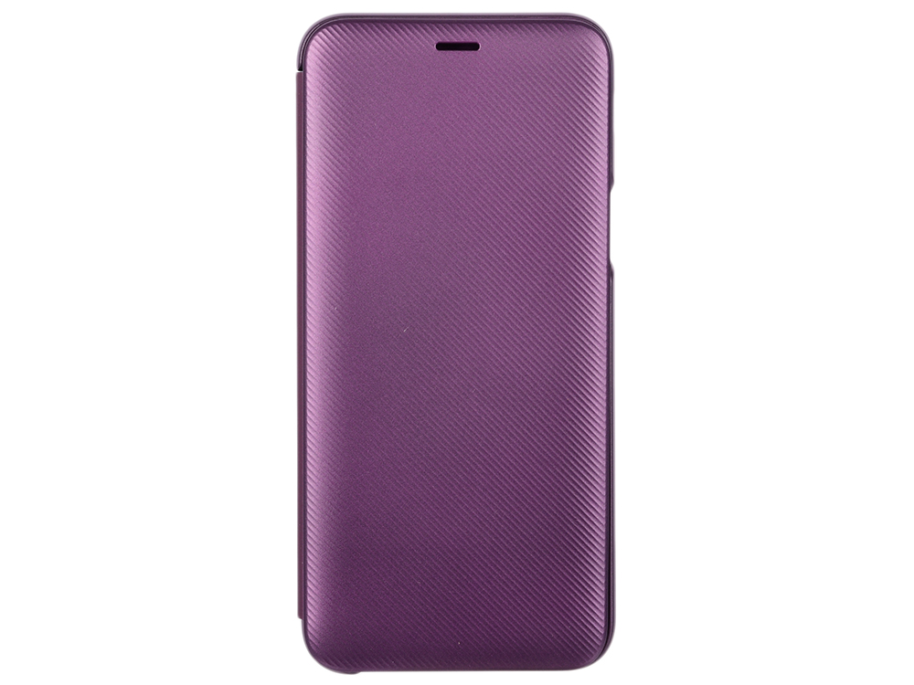 Чехол-накладка для Samsung Galaxy J6 Samsung Wallet Cover Magenta флип, полиуретан, поликарбонат