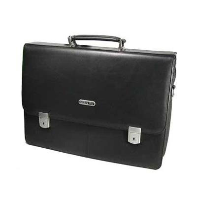 

Сумка PORTCASE HB-1017 Black {кожа, черн.до 17"}