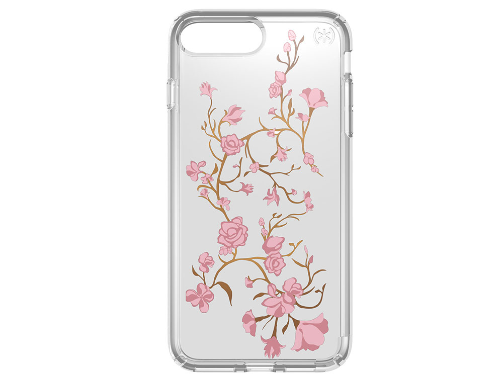 

Чехол Speck Presidio Clear + Print для iPhone 8/7/6S/6 Plus. Материал пластик. Дизайн Golden Blossom