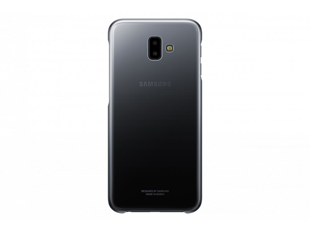 

Чехол (клип-кейс) Samsung для Samsung Galaxy J6+ (2018) Gradation Cover черный (EF-AJ610CBEGRU)