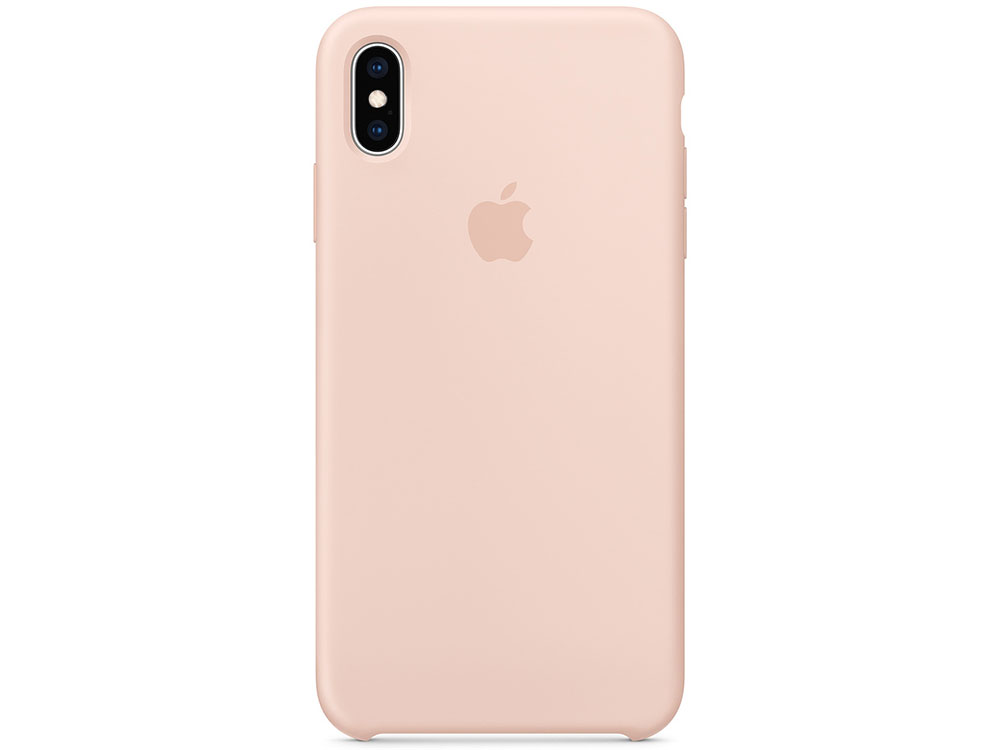 

Силиконовый чехол Apple Silicone Case для iPhone XS Max, цвет (Pink Sand) розовый песок