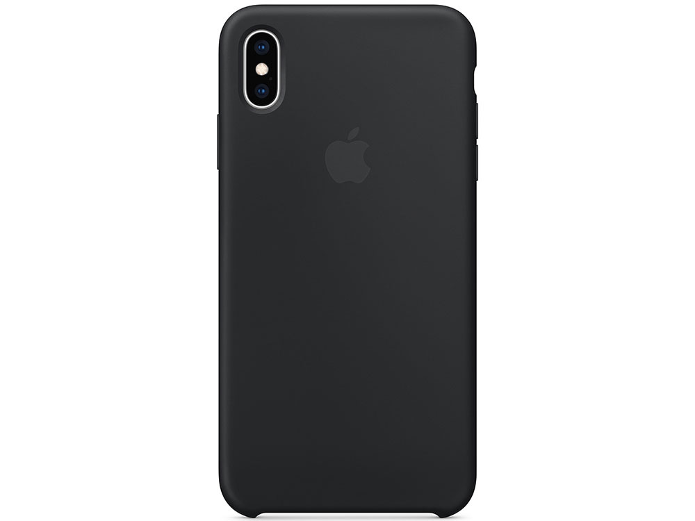 

Чехол iPhone XS Max Silicone Case - Black