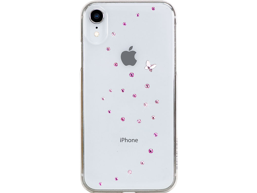 

Чехол Bling My Thing для iPhone XR с кристаллами Swarovski. Коллекция Papillon. Дизайн Rose Sparkles