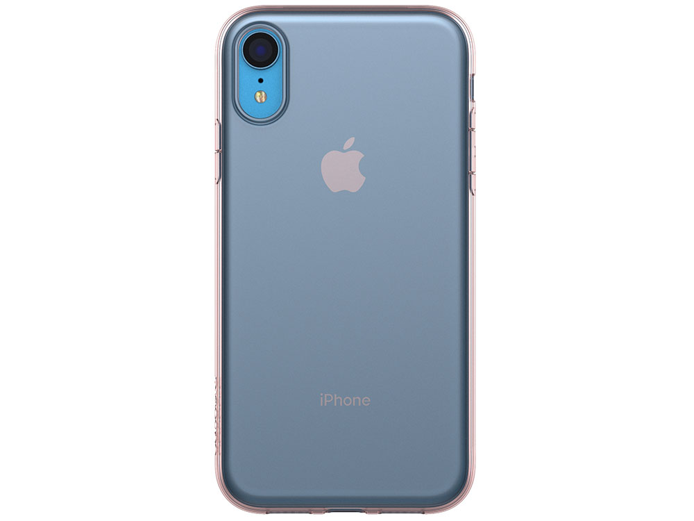 

Чехол-накладка Incase Protective Clear Cover для iPhone XR. Материал пластик. Цвет прозрачный розово