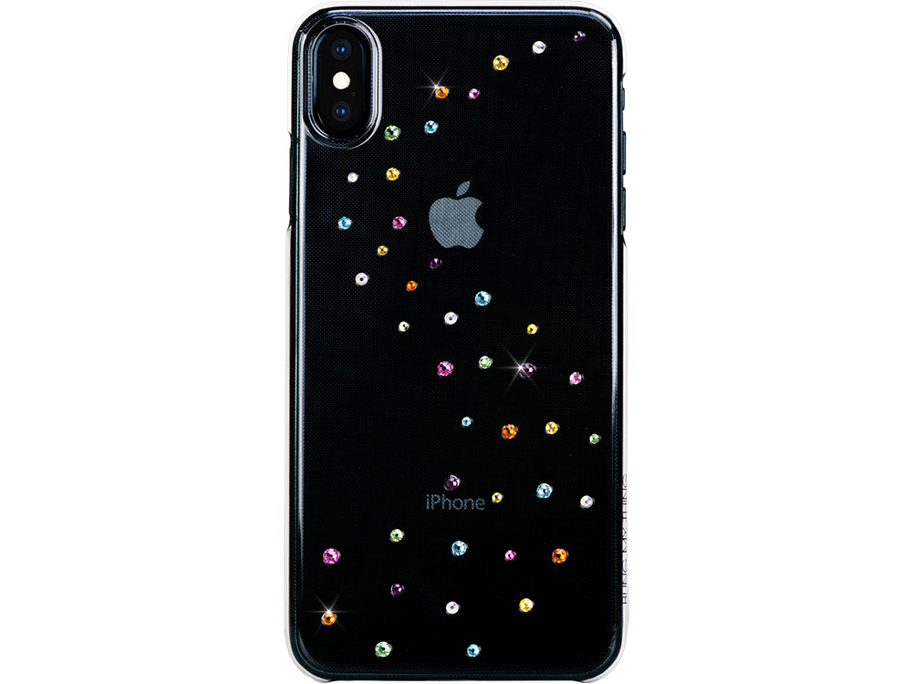 

Чехол Bling My Thing для iPhone XS Max, с кристаллами Swarovski. Материал пластик. Коллекция Milky Way Дизайн Cotton Candy