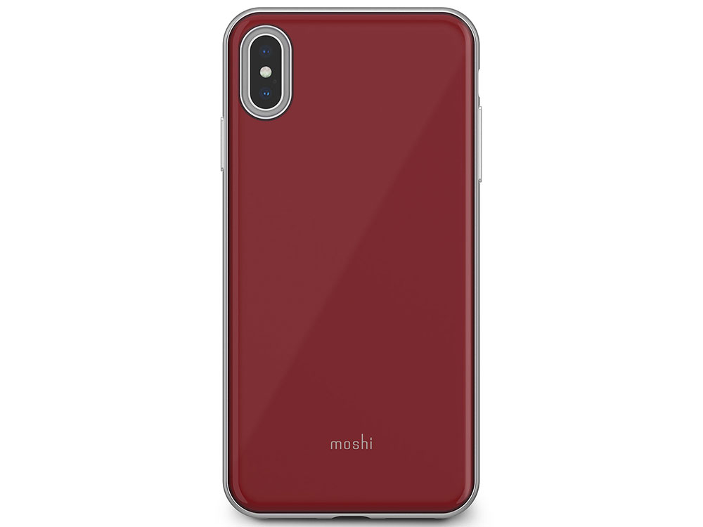 

Чехол Moshi iGlaze для iPhone XS Max. Материал пластик. Цвет красный.