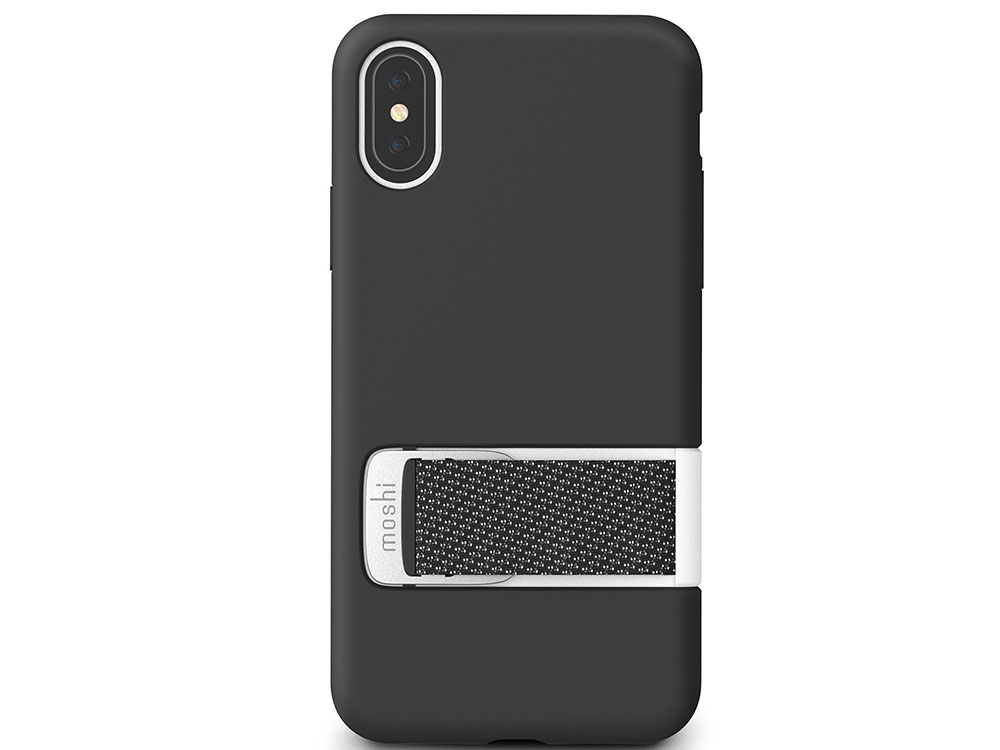 

Чехол Moshi Capto с ремешком MultiStrap для iPhone XS/X. Материал пластик. Цвет черный.