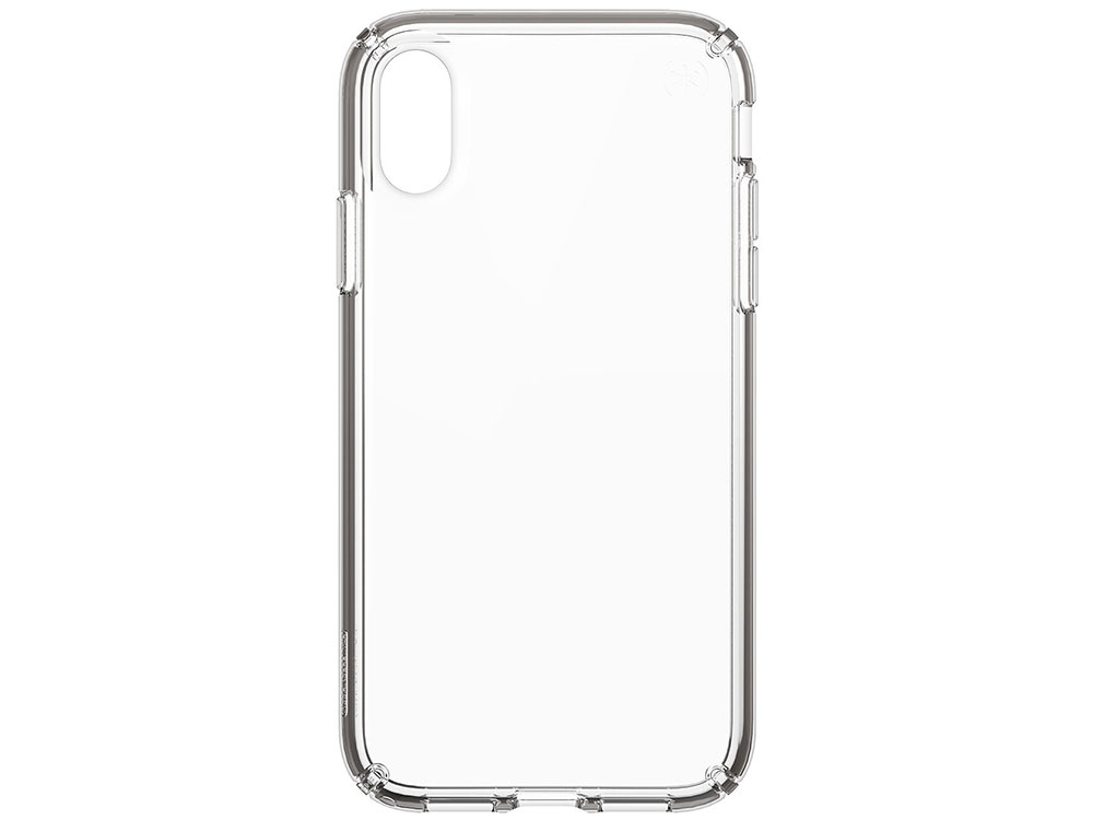 

Чехол Speck Presidio Stay Clear для iPhone XR. Материал пластик. Цвет прозрачный.
