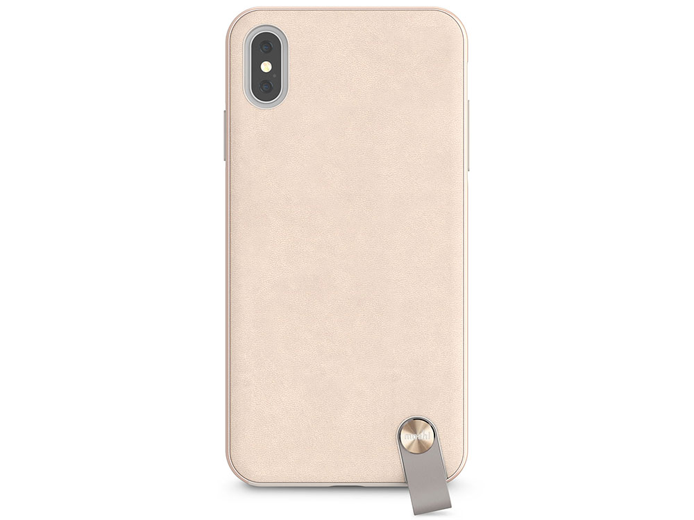 

Чехол Moshi Altra с ремешком на запястье для iPhone XS Max. Материал пластик, с отделкой из эко кожи