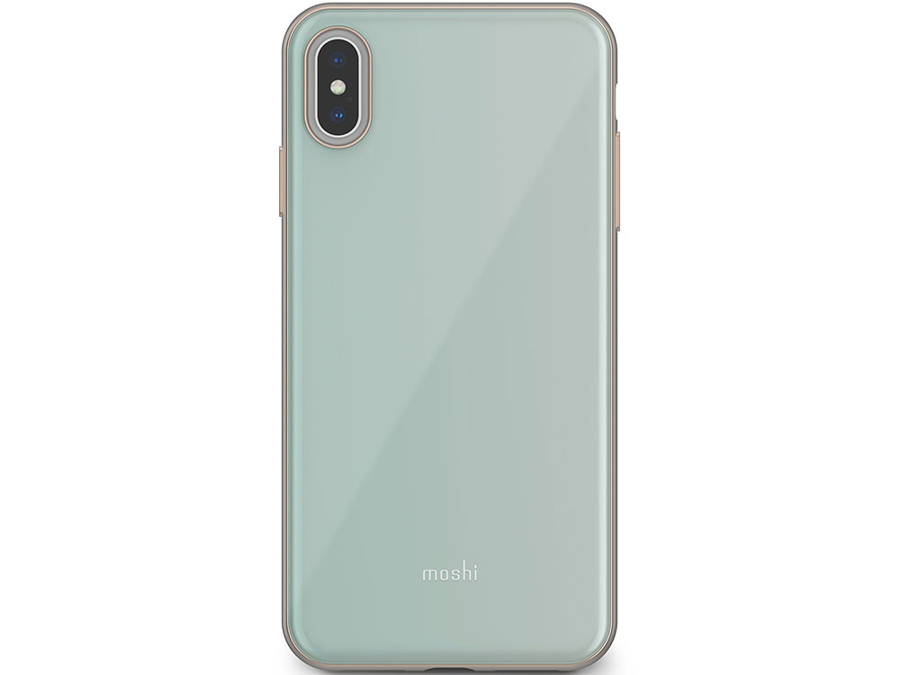 

Чехол Moshi iGlaze для iPhone XS Max. Материал пластик. Цвет синий.