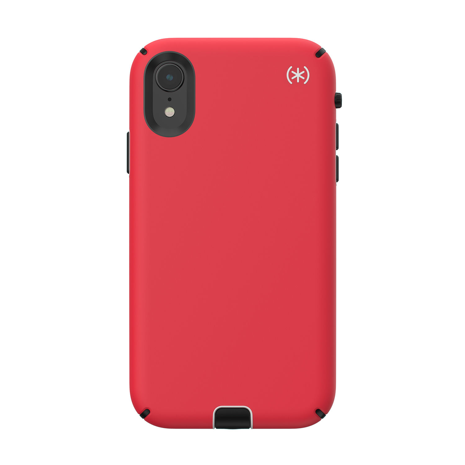 

Чехол Speck Presidio Sport для iPhone XR. Материал пластик. Цвет красный/серый/черный.
