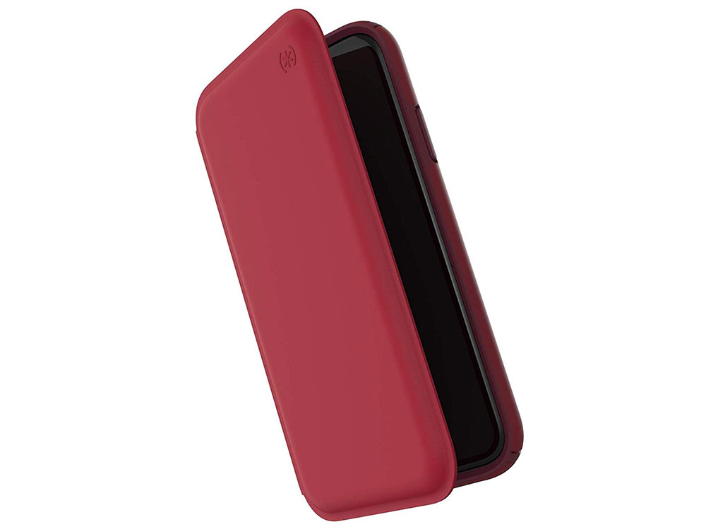 

Чехол-книжка Speck Presidio Folio для iPhone XR. Материал пластик. Цвет красный/серый.