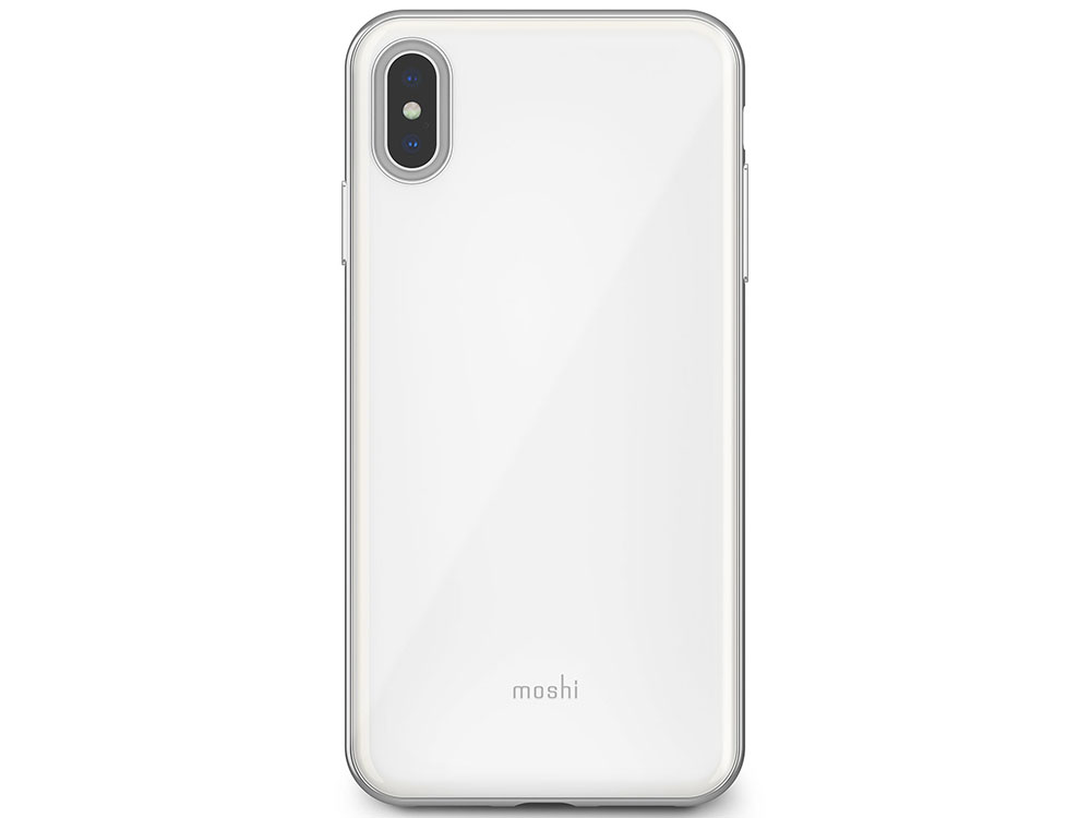 

Чехол Moshi iGlaze для iPhone XS Max. Материал пластик. Цвет жемчужно-белый.