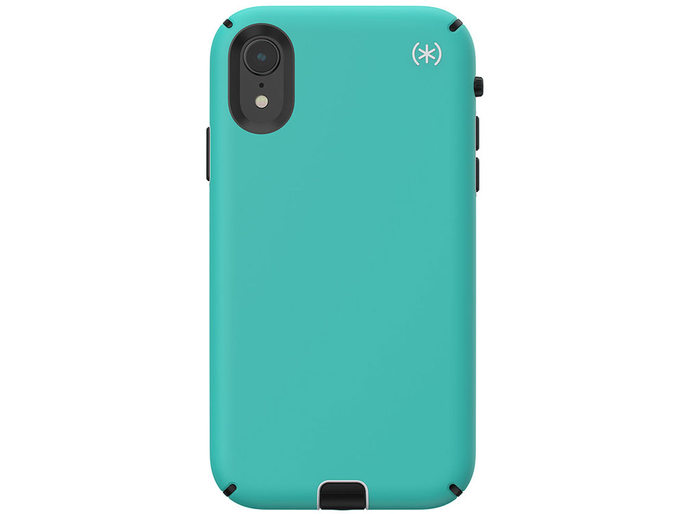 

Чехол Speck Presidio Sport для iPhone XR. Материал пластик. Цвет бирюзовый/серый/черный.