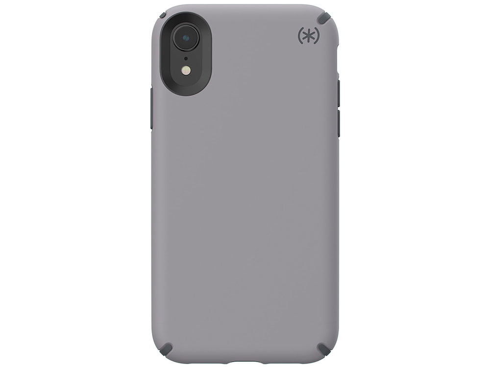 

Чехол Speck Presidio Pro для iPhone XR. Материал пластик. Цвет серый.