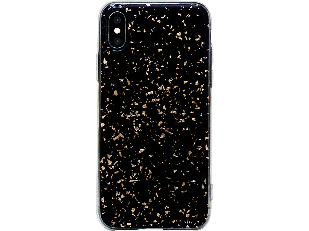 

Чехол Bling My Thing для iPhone XS/X. Коллекция Chic Collection. Дизайн Gold Galaxy. Материал пласти